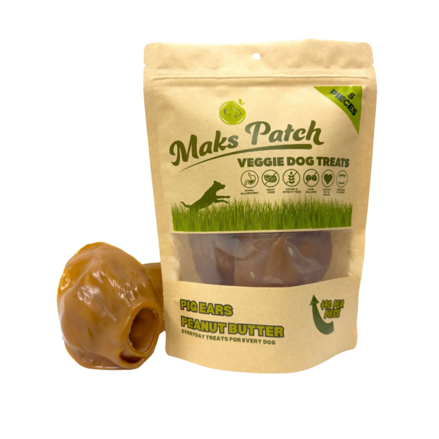 Mak's Patch Pig Ear Dog Treats - Product Image