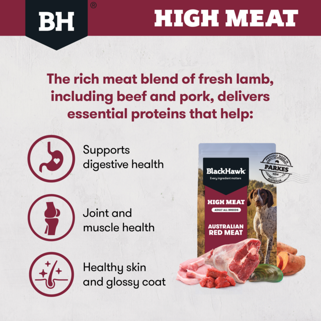 Black Hawk High Meat Australian Red Meat Recipe Dry Dog Food - Product Image 2