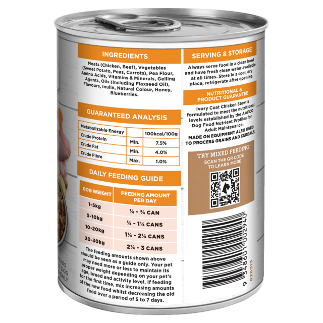 Ivory Coat Grain Free Chicken Stew Adult Wet Dog Food - Product Image 9