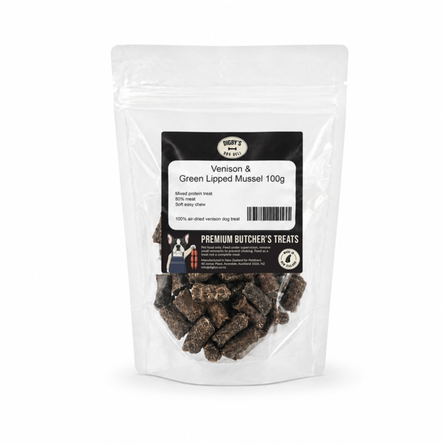 Digby's Dog Deli Venison & Green Lipped Mussel Dog Treats - Product Image