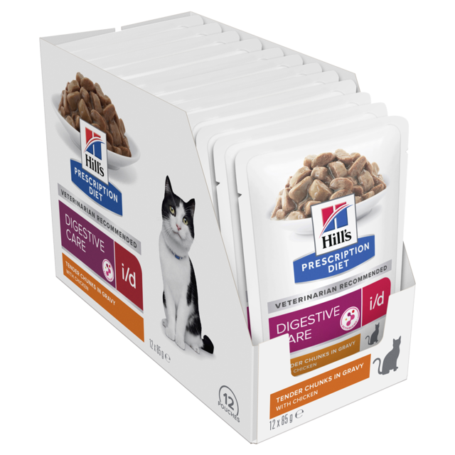Hill's Prescription Diet i/d Digestive Care Pouch Wet Cat Food - Product Image 1