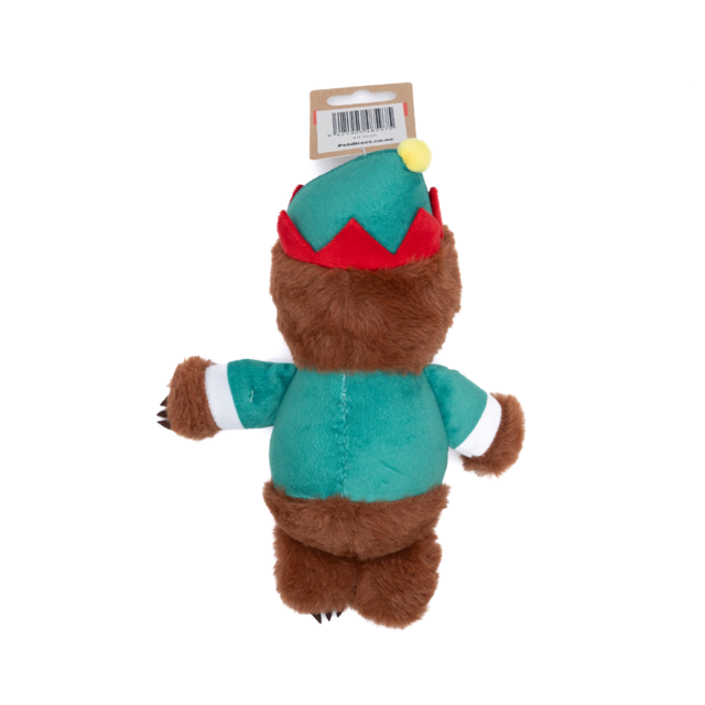 Winter Paws Christmas Elf Sloth Dog Plush Toy - Product Image 1