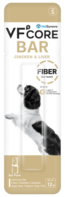 VetSynova VF+ Core Bar Fiber Gut Health Dog Supplement - Product Image