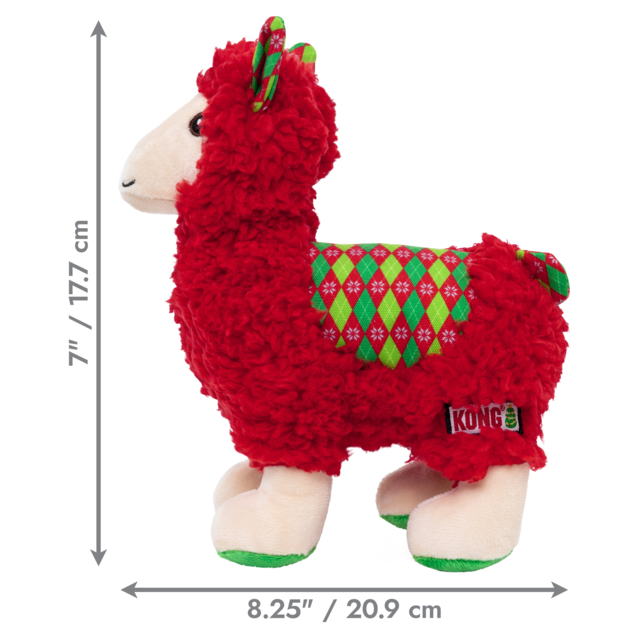 KONG Holiday Sherps Llama Dog Toy - Product Image 2