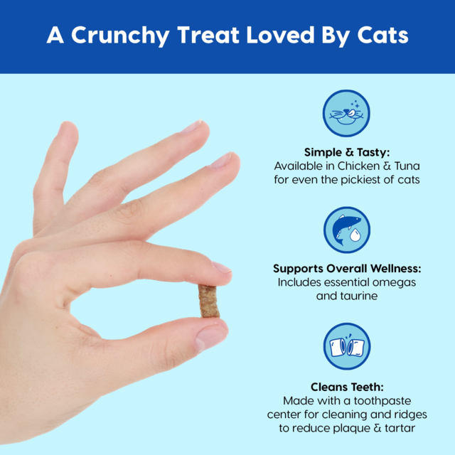 Ark Naturals Kiss Me-Ow Cleaning Dental Tuna Cat Treats - Product Image 2