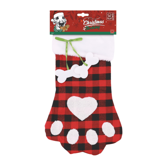M-PETS Christmas Pawy Pet Stocking for Cats and Dogs - Product Image 0