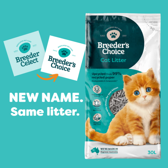 Breeder's Choice Recycled Paper Cat Litter - Product Image
