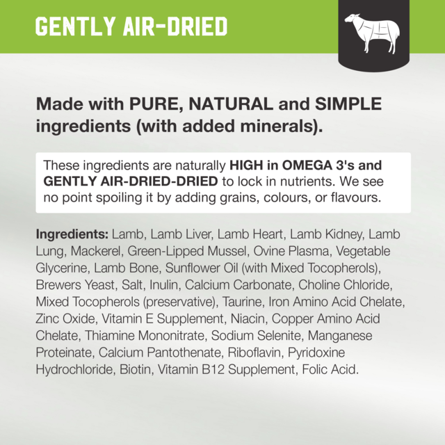 Kiwi Kitchens Lamb & Mackerel Air Dried Cat Food - Product Image 10