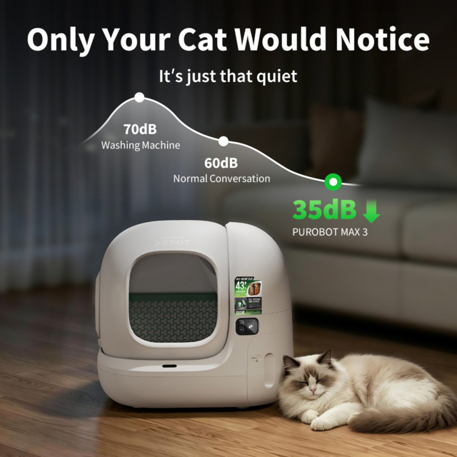 PETKIT Purobot Max 3 Automated Self Cleaning Cat Litter Box - Product Image 7