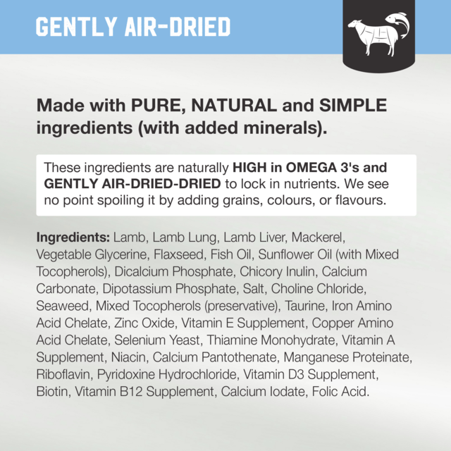 Kiwi Kitchens Lamb & Mackerel Air Dried Dog Food - Product Image 10