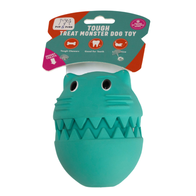 Pup & Purr Treat Monster Tough Dog Toy - Product Image 3
