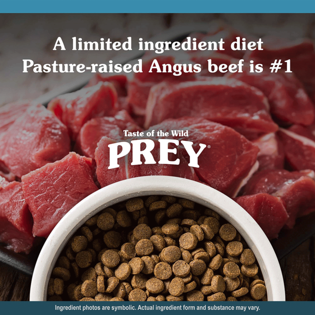 Taste of the Wild PREY Angus Beef Limited Ingredient Dry Cat Food - Product Image 1
