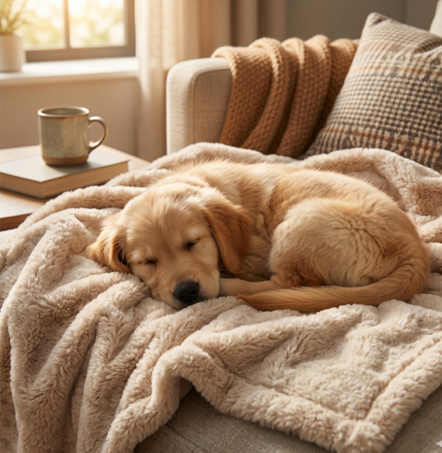 Waggin' Tails Velvet Plush Cat and Dog Blanket - Product Image 1