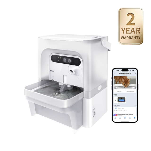 PETKIT EverSweet Ultra with Camera Pet Water Fountain White - Product Image