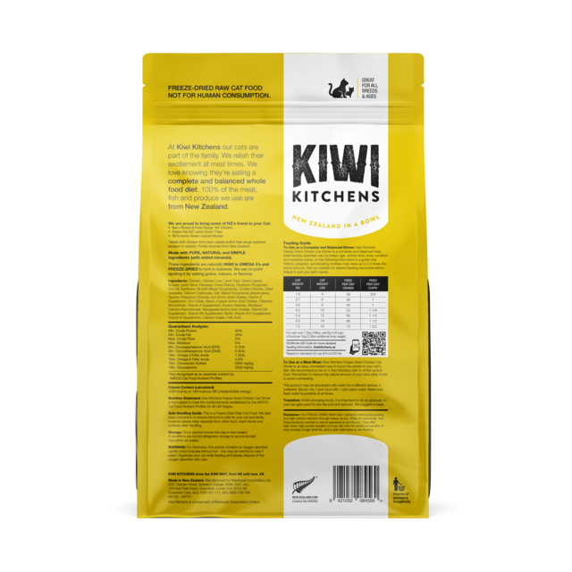 Kiwi Kitchens Chicken Freeze Dried Cat Food - Product Image 16