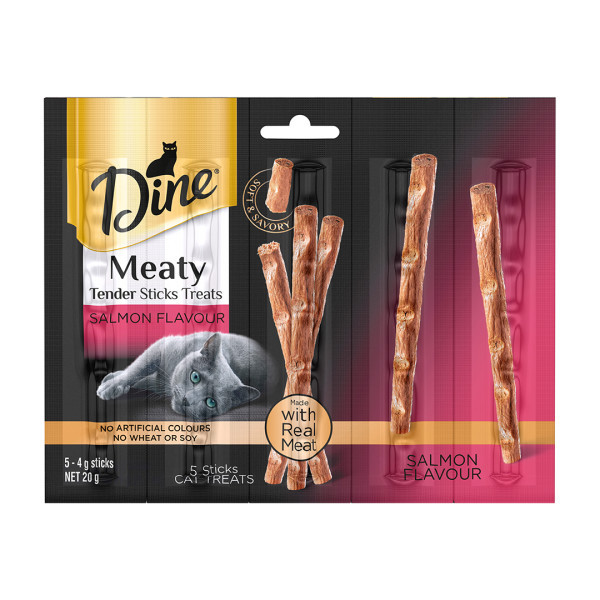 Dine Meaty Tender Sticks Salmon Cat Treats - Product Image