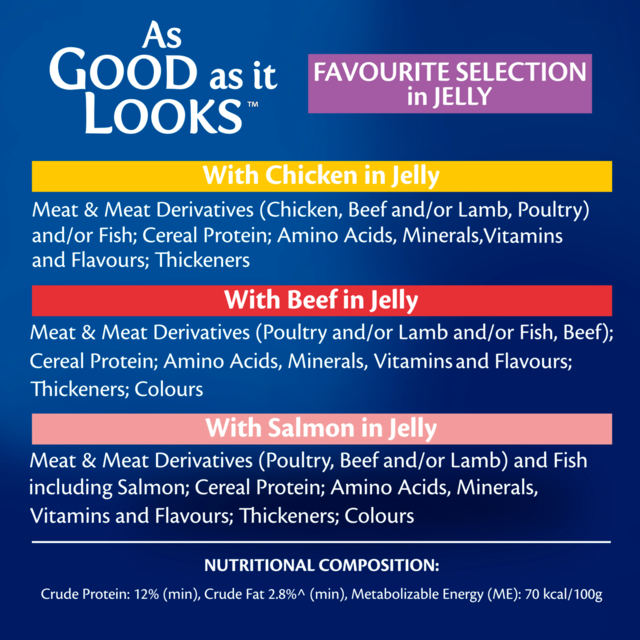 Oscar Favourites Selection in Jelly Variety Wet Cat Food Pack - Product Image 2