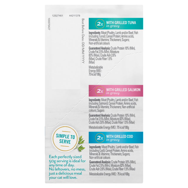 Fancy Feast Petite Delights Tuna Salmon & Cod Variety Pack Wet Cat Food - Product Image 7