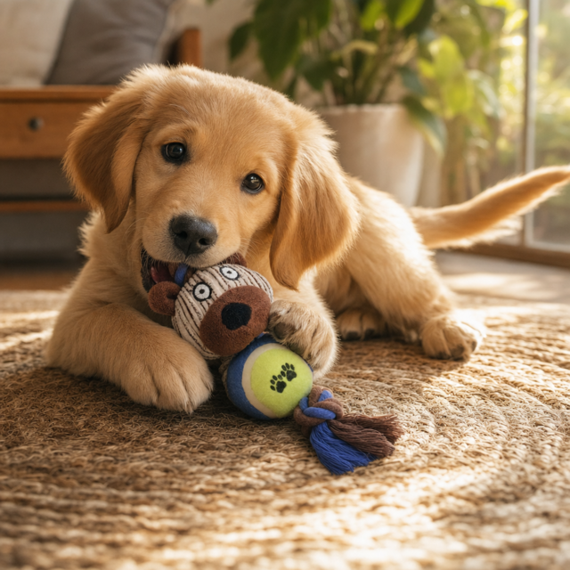 M-PETS Eco Sancho Puppy Dog Tug Toy - Product Image 2