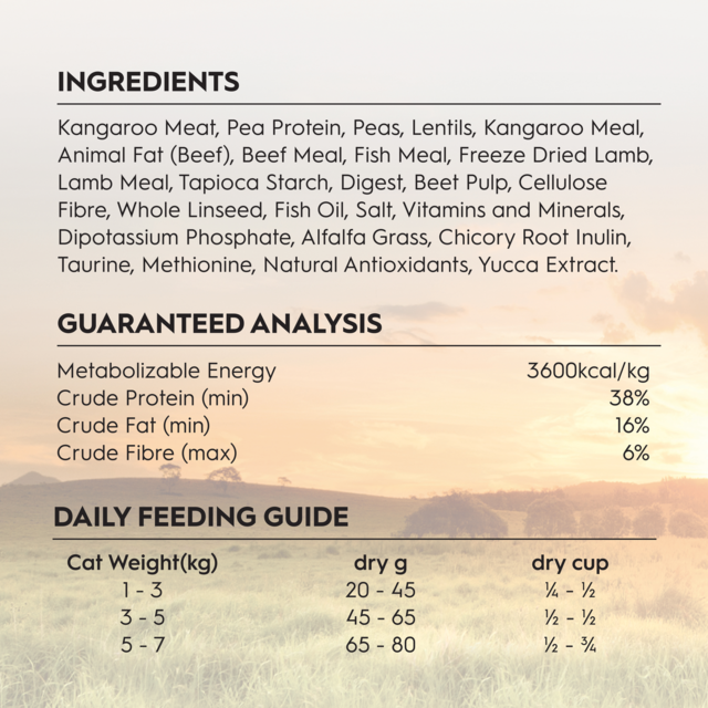 Trilogy Grain Free Kangaroo & Freeze Dried Lamb Adult Dry Cat Food - Product Image 7