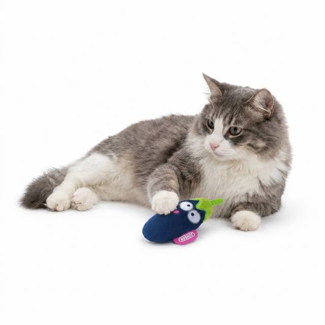 JOYSER ECO Eggplant Cat Toy - Product Image