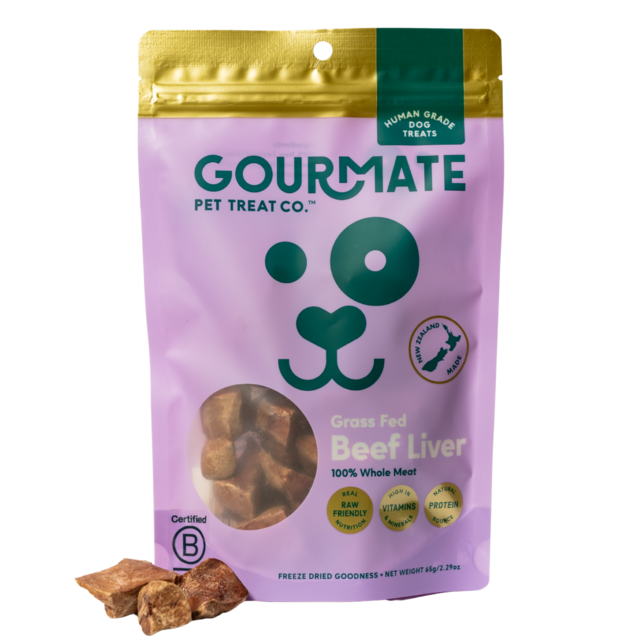 Gourmate Pet Treat Co. Grass Fed Beef Liver Dog Treats - Product Image