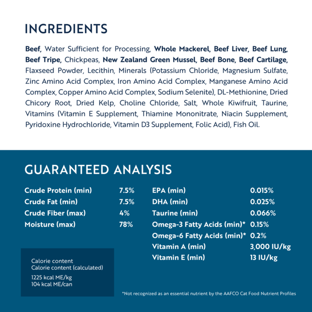 ZIWI Peak Kitten Beef & Mackerel Wet Cat Food - Product Image 7