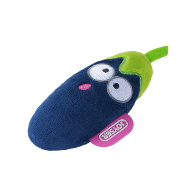 JOYSER ECO Eggplant Cat Plush Toy - Product Image 1