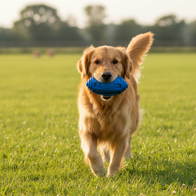 Pup & Purr Floatable Footy Ball Tough Dog Toy - Product Image 2
