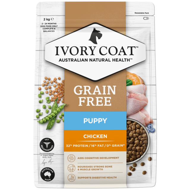 Ivory Coat Grain Free Puppy Chicken Dry Dog Food - Product Image