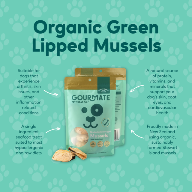 Gourmate Pet Treat Co. Organic Green Lipped Mussels Dog Treats - Product Image 2