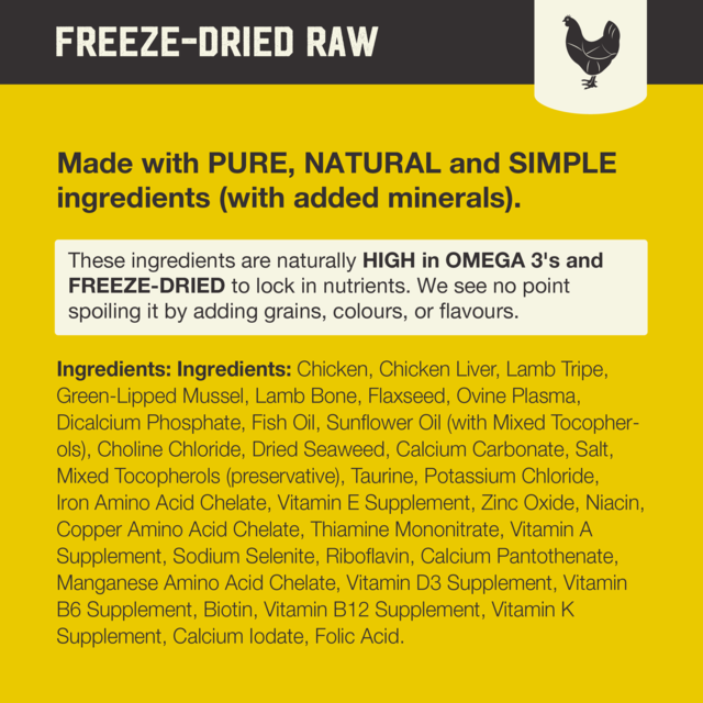 Kiwi Kitchens Chicken Freeze Dried Cat Food - Product Image 12