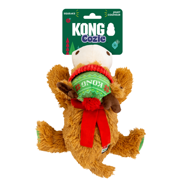 KONG Holiday Cozie Reindeer Dog Toy - Product Image 3