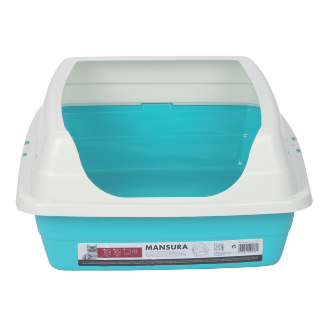 M-PETS Mansura Cat Litter Tray with Rim - Product Image