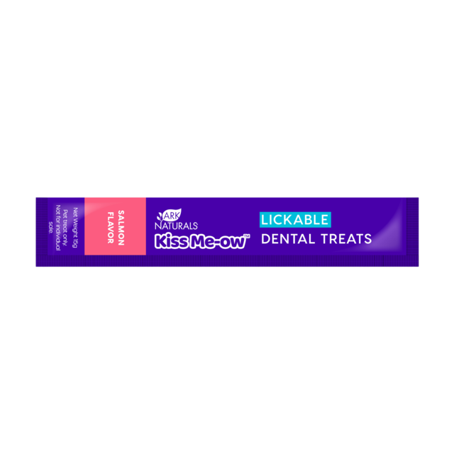 Ark Naturals Kiss Me-Ow Lickable Dental Salmon Cat Treats - Product Image 2