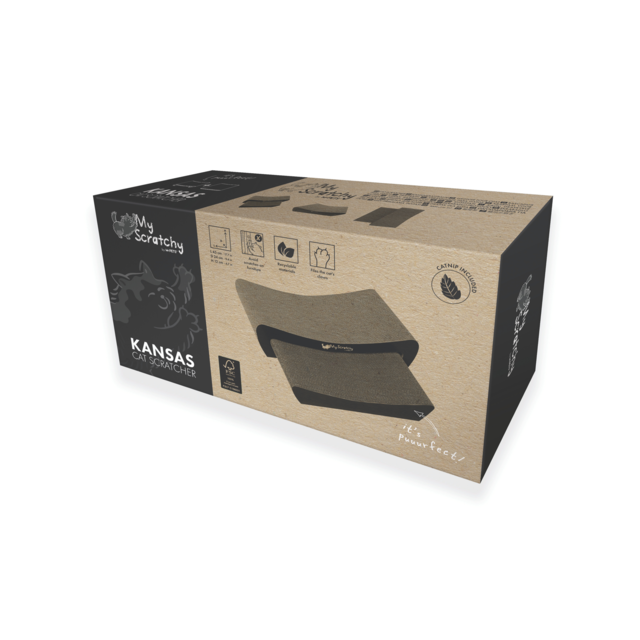 M-PETS Kansas Cardboard Cat Scratcher - Product Image 2