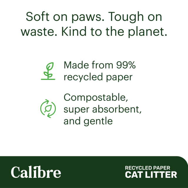 Calibre Recycled Paper Cat Litter - Product Image 1