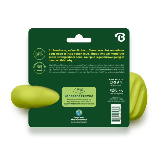 Benebone Bounce Bone Dog Toy - Product Image 1