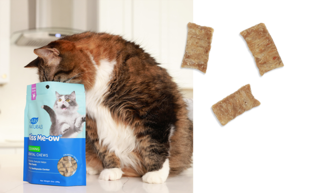 Ark Naturals Kiss Me-Ow Cleaning Dental Chicken Cat Treats - Product Image 3