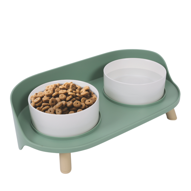 M-PETS Altitude Raised Ceramic Cat and Dog Bowl - Product Image 2