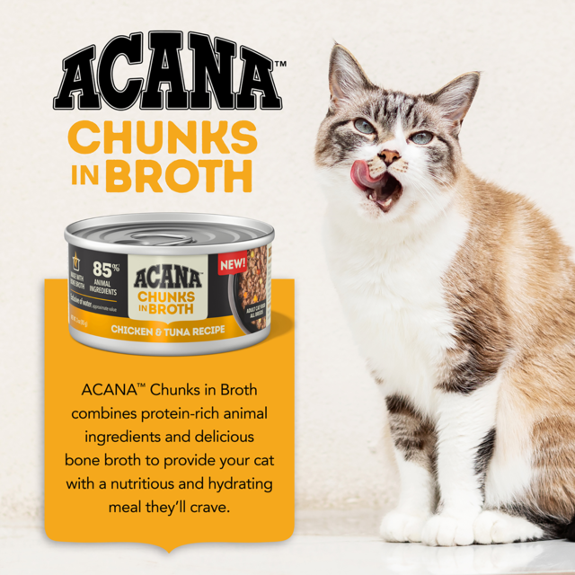 ACANA Chicken & Tuna Recipe Chunks in Broth Wet Cat Food - Product Image 3