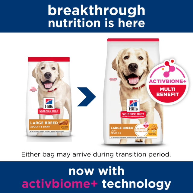 Hill's Science Diet Adult Light Large Breed Dry Dog Food - Product Image 1