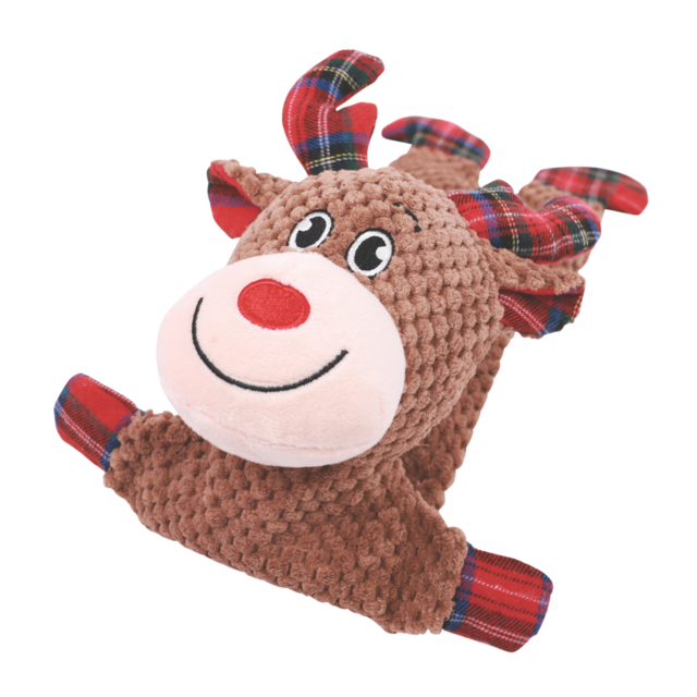 M-PETS Christmas Prancer the Reindeer Dog Plush Toy - Product Image 1