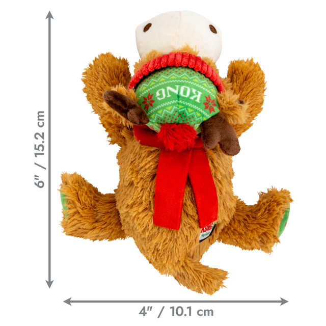 KONG Holiday Cozie Reindeer Dog Toy - Product Image 2