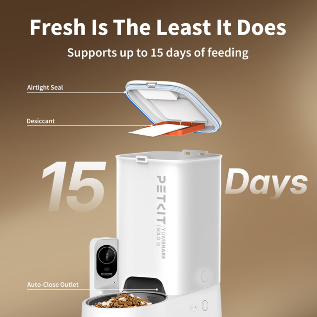 PETKIT  Yumshare Solo 2 with Camera Smart Pet Feeder - Product Image 4