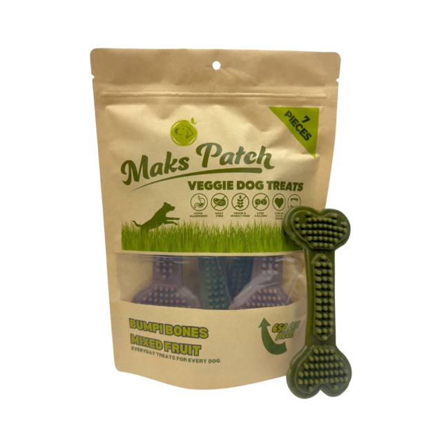 Mak's Patch Mixed Fruit Bumpi Bone Dog Treats - Product Image