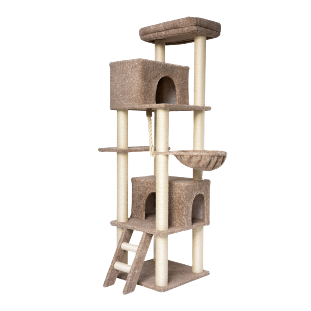 Pup & Purr Kitty Kingdom Cat Climb and Scratch Tower - Product Image