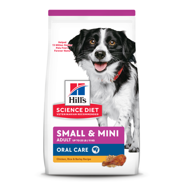 Hill's Science Diet Adult Oral Care Small & Mini Dry Dog Food - Product Image