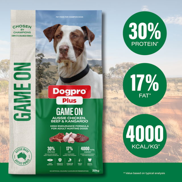 Dogpro Plus Adult Game On Aussie Chicken Beef & Kangaroo Dry Dog Food - Product Image 1