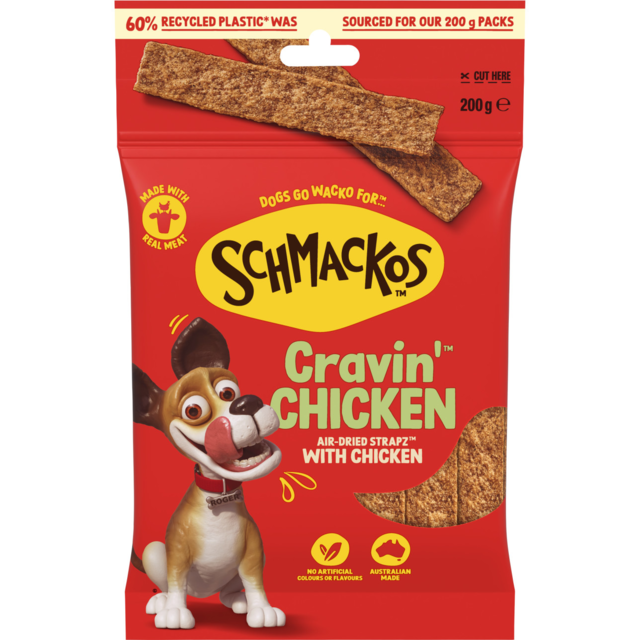 Schmackos Strapz with Chicken Dog Treats - Product Image